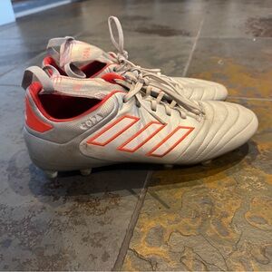 Adidas Copa Soccer Cleats in Gray and Orange